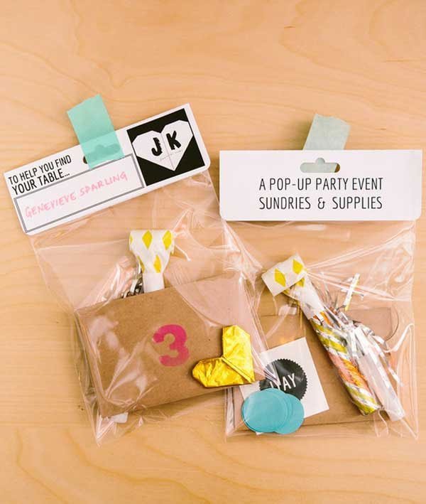 cadeaux invites kit de fetes